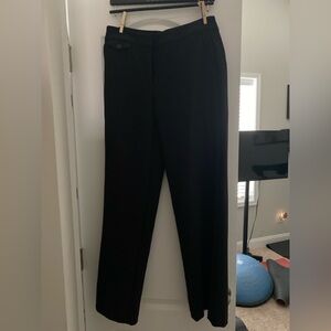 Loft wide leg black trousers NWT